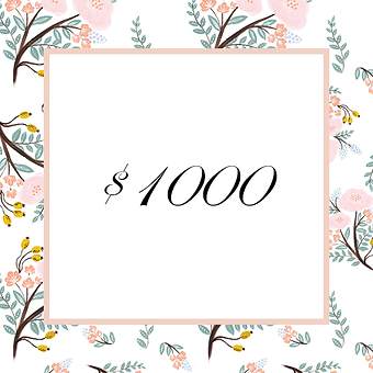 $1000 Deposit - $1000 Deposit