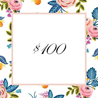 $100 Deposit - $100 Deposit