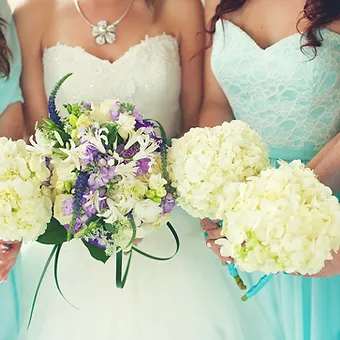 Bridesmaid bouquets - Bridesmaids bouquets are avaliable in a variety of sizes, shapes and colors, starting at $65 each.  