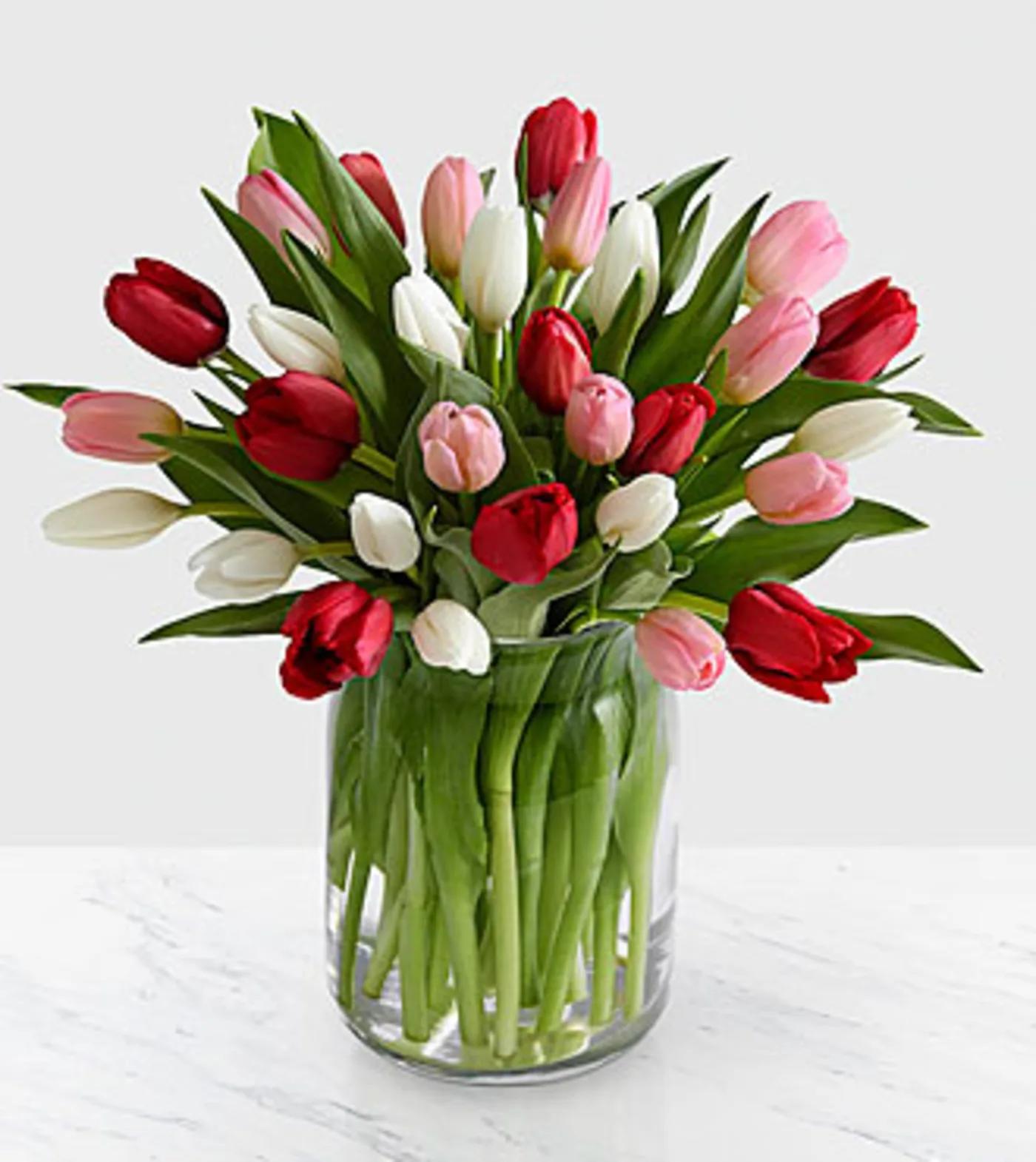 Tulips 20 Stems -  Send a selection of tulips to somebody you have unconditional love for! Always treasured and appreciated, Tulips have a rich history and are loved by all making them a fan favorite for Mother's Day. They also are a great option for celebrating an anniversary or just because. 