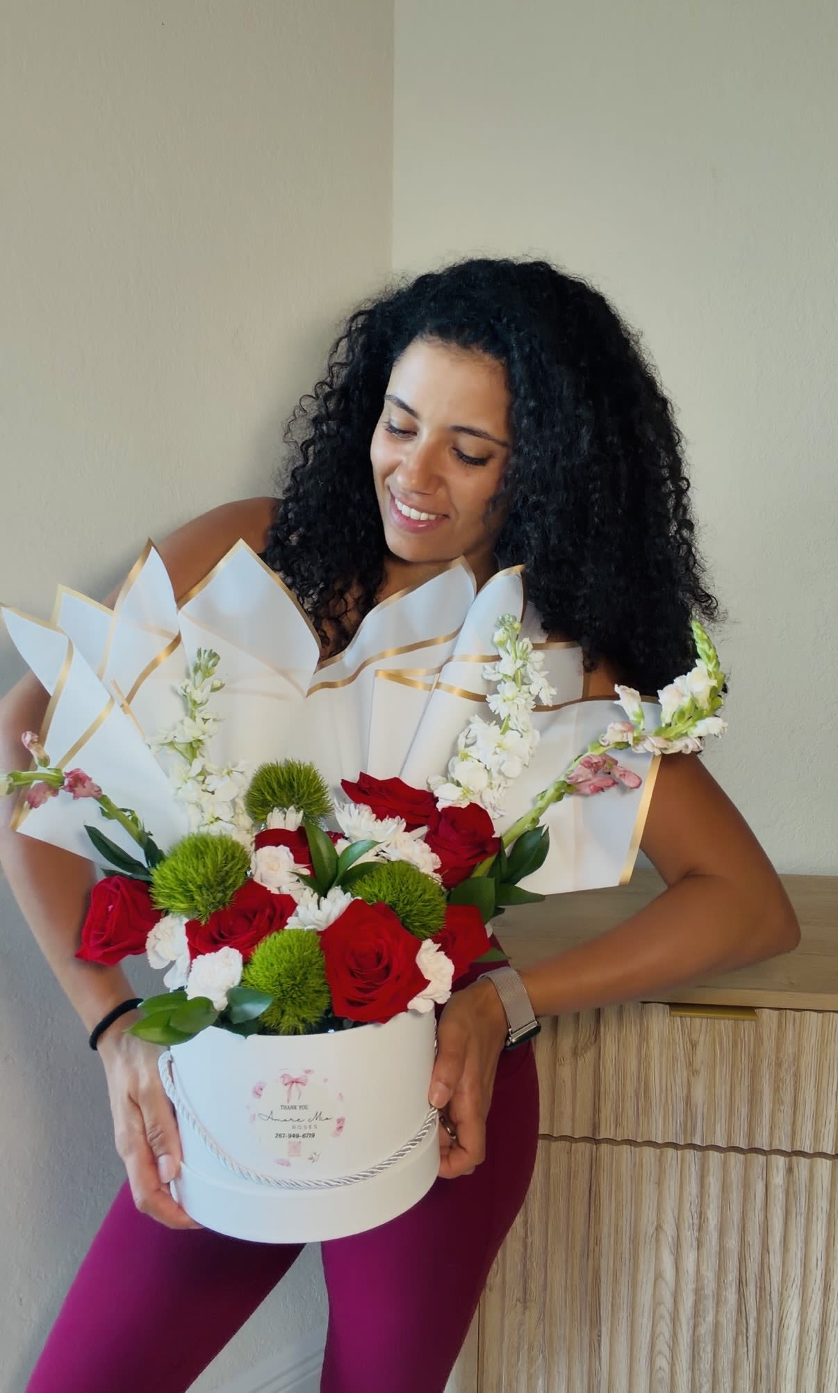 Custom Flower Box  - Beautifully designed and made to impress, our Custom Mixed Flower Box Arrangement features a florist-selected combination of fresh flowers arranged in a stylish decorative box. Each design combines beautiful blooms, greenery, and textural accents to create a full, polished arrangement that can be customized in a variety of color palettes and sizes.  Choose your preferred colors to create a design suited to the recipient or occasion. From romantic reds and pinks to soft pastels, bright cheerful colors, or elegant whites and greens, each flower box is individually designed. Perfect for birthdays, anniversaries, romantic gestures, Mother’s Day, congratulations, thank-you gifts, new babies, housewarmings, celebrations, or simply sending someone something beautiful.  Each Amore Mio Roses flower box is freshly made to order using high-quality seasonal flowers selected for freshness and beauty. Exact flower varieties, shades, greenery, box style, and accent blooms may vary depending on availability. Thoughtful substitutions may be made while maintaining your selected color palette, overall style, quality, size, and value.