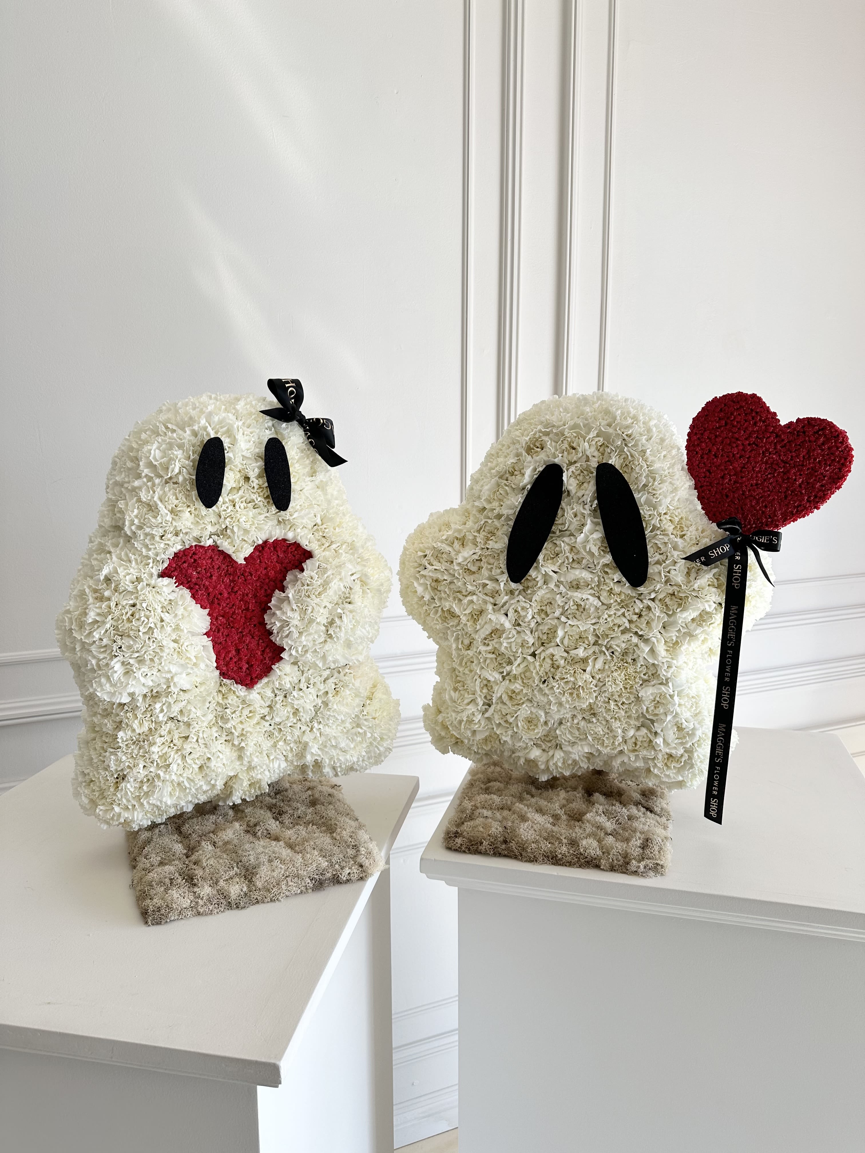 MFS Mr. &amp; Mrs. BOO (Pair)  - Halloween theme sculptures   