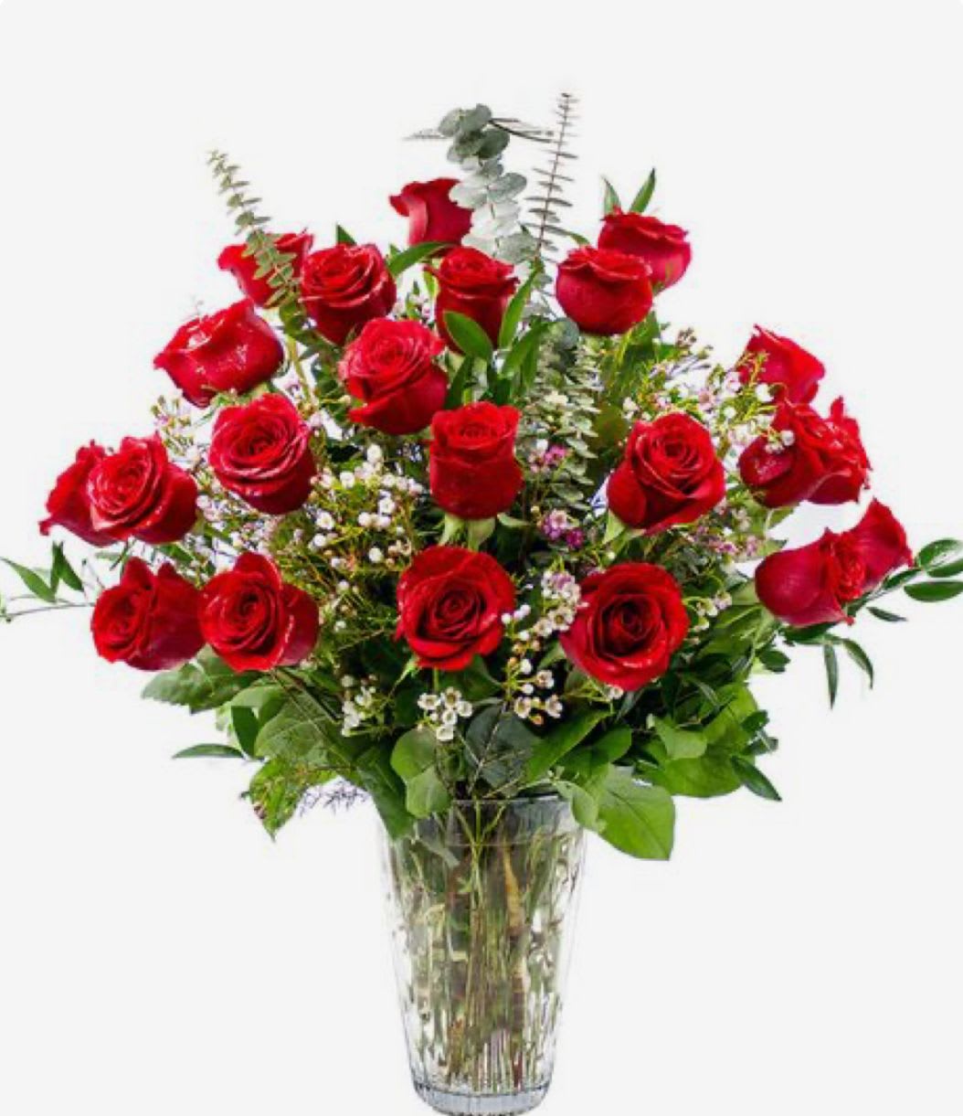 Love in a vace - 25 res rose in a vace 