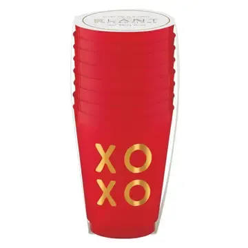 Slant XOXO Party Cups - Celebrate Valentine's Day with these party cups!