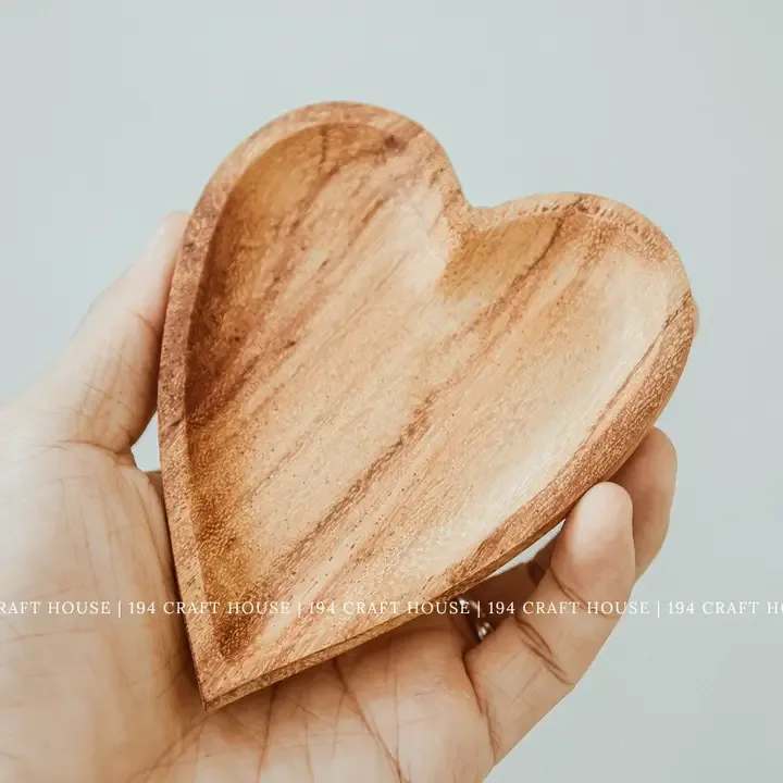 Craft House Sweet Heart Wooden Tray - A perfect little add on, maybe suitable for a nice ring to sit on.