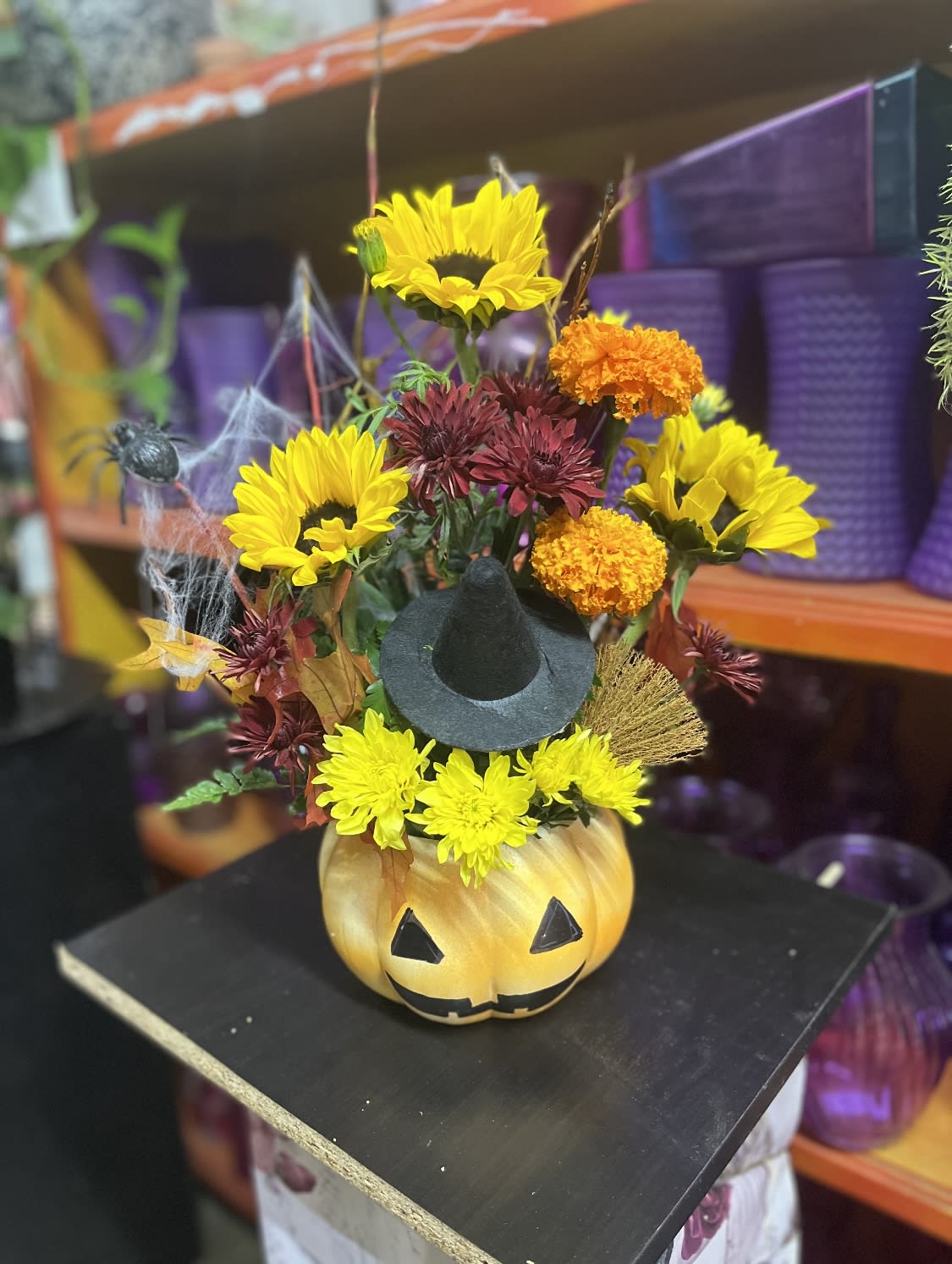 Halloween Magic Bouquet - There's no trick to this treat! Everyone loves this happy Halloween surprise.
