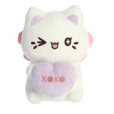 White Candy Heart Meowchi Plush - Aurora’s 7 inch Candy Heart Sitting Meowchi is an adorable plush featuring a sweet cat holding a colorful candy heart. Soft, squishy, and full of charm, it makes the perfect little gift or cheerful companion for anyone who loves cute and cuddly plushies.
