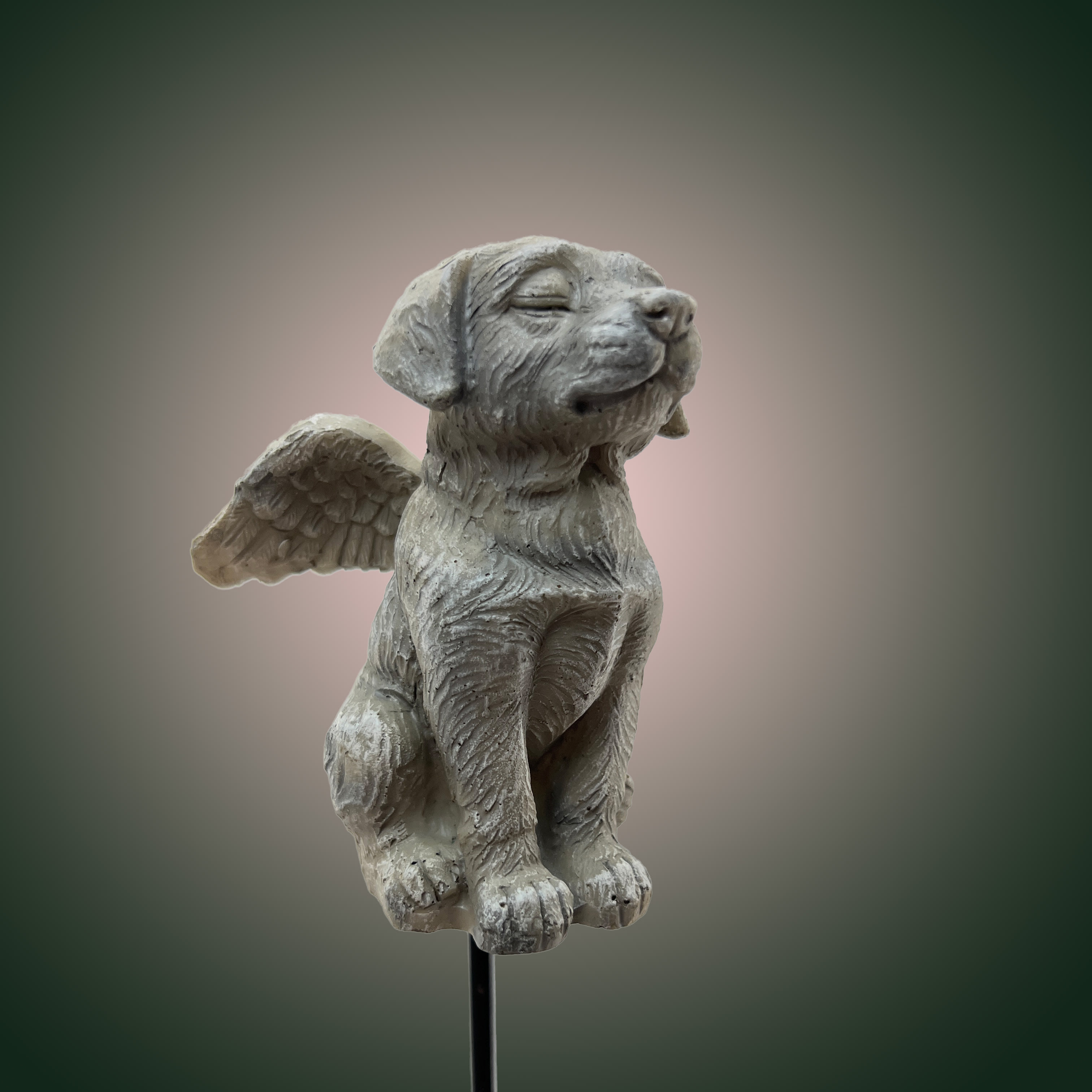 Dog Angel Small  - Approx: 2"(5.08cm)  L x 2"(5.08cm) W x 3.5"(8.89cm) H