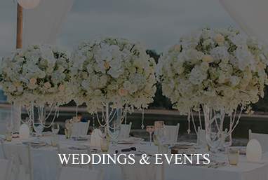 weddings and events