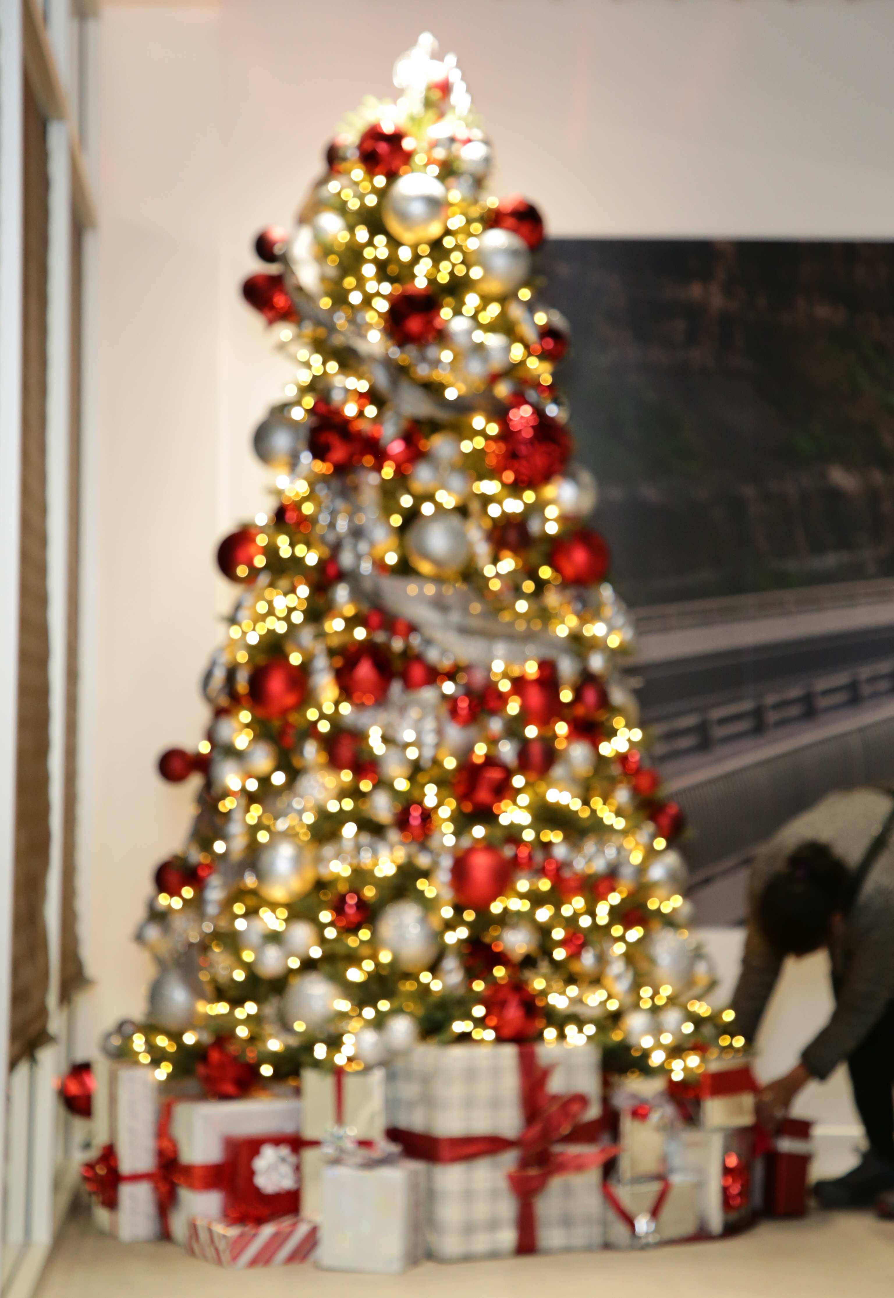 Holiday Decor at Audi Long Beach