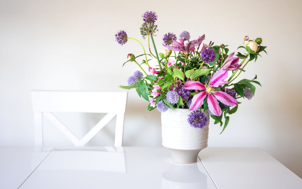 Make a Simple Centerpiece Flower Arrangement at Home