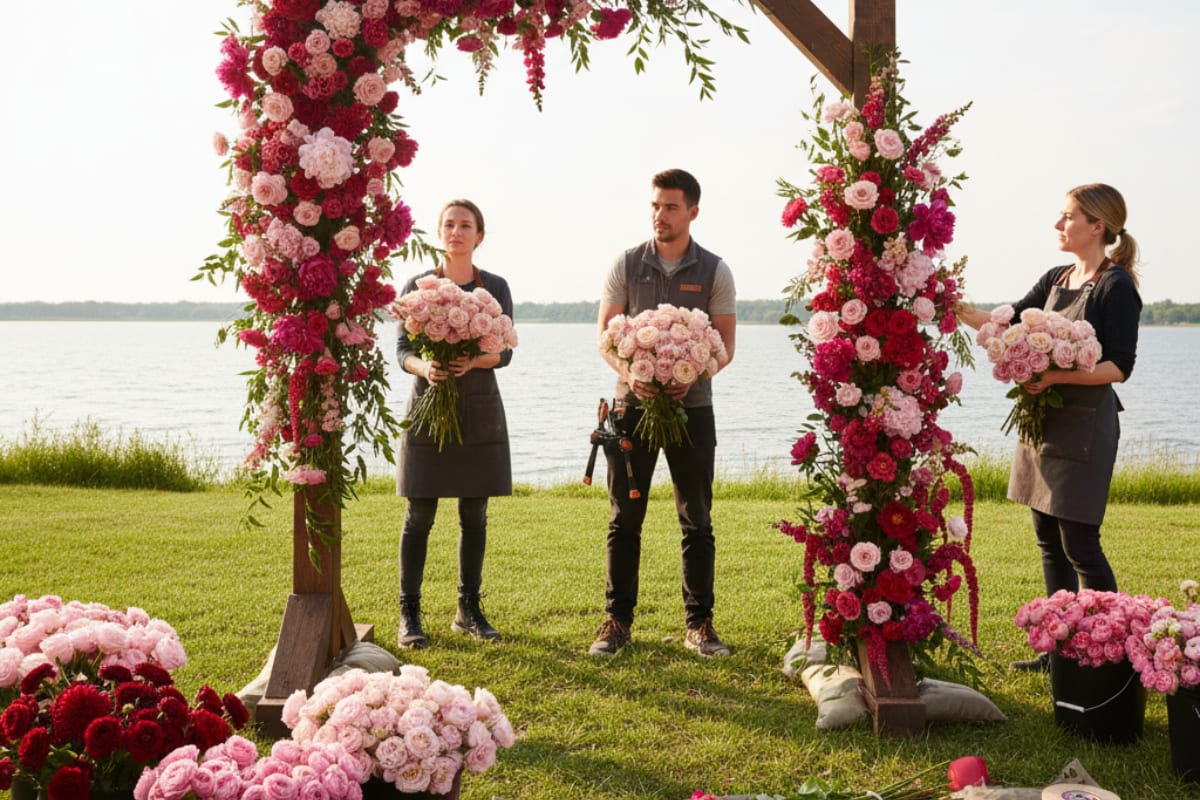 How to Attach Flowers to Wedding Arch: Elegant Tips