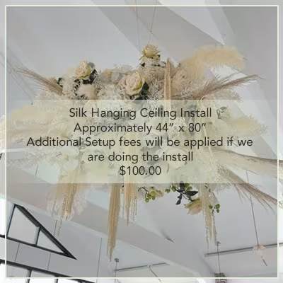 Flower Mill - Ceiling Install Wedding Rental