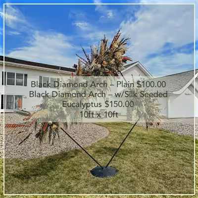 The Flower Mill - Black Diamond Arch Wedding Rental