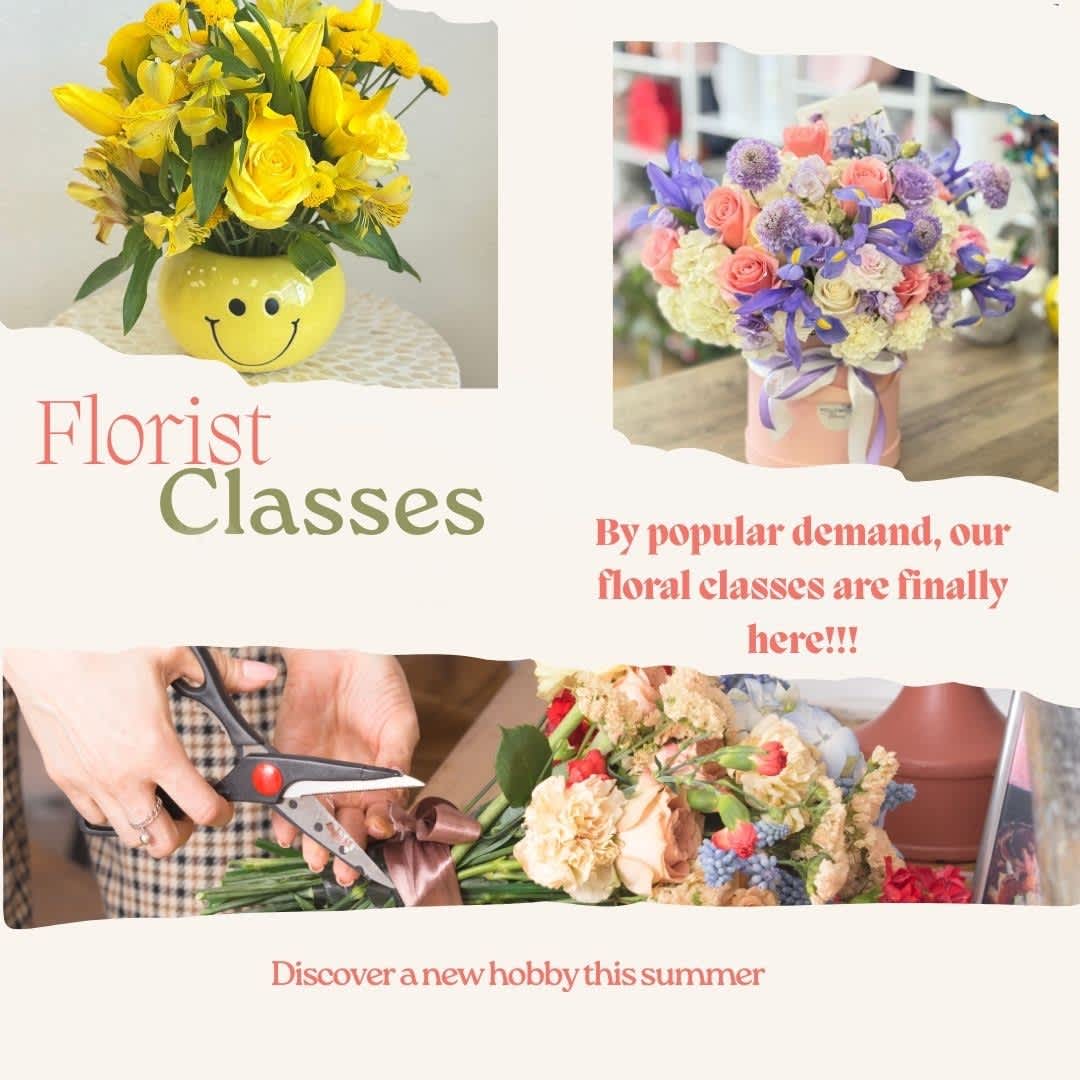 Floral Design Classes in Los Angeles – Learn the Art of Flower Arranging
