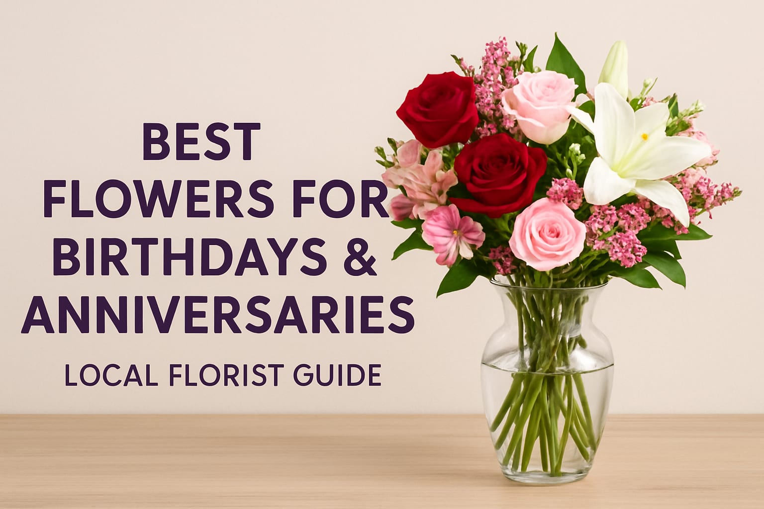 The Perfect Flowers for Every Birthday & Anniversary