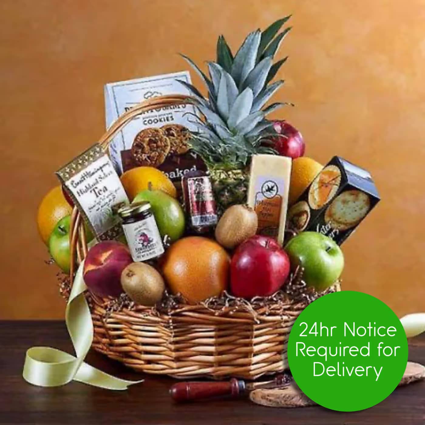 FRUIT & GOURMET GIFT BASKET