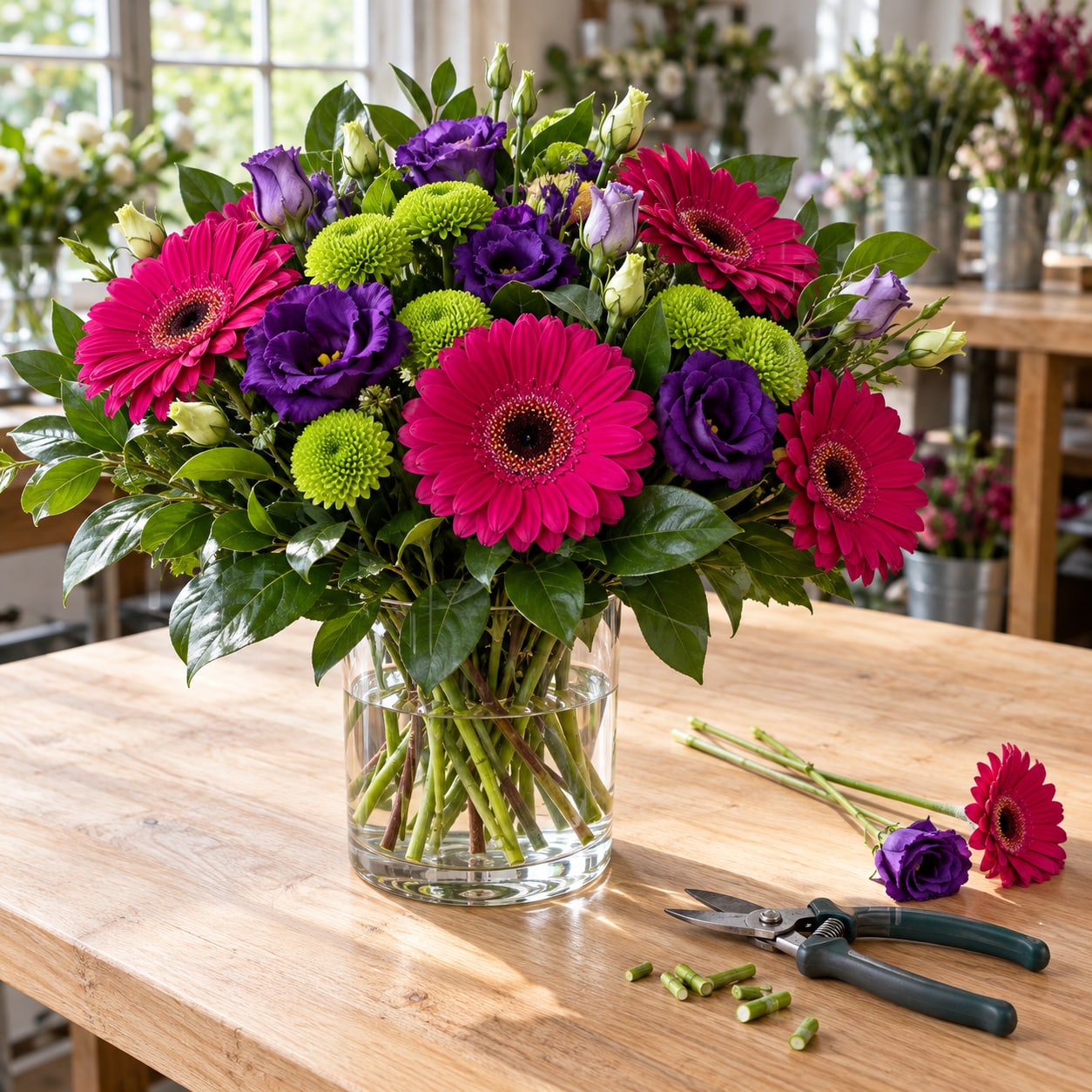 Did You Know? #27: A Clean, Sharp Cut Helps Your Fresh Flowers Drink!