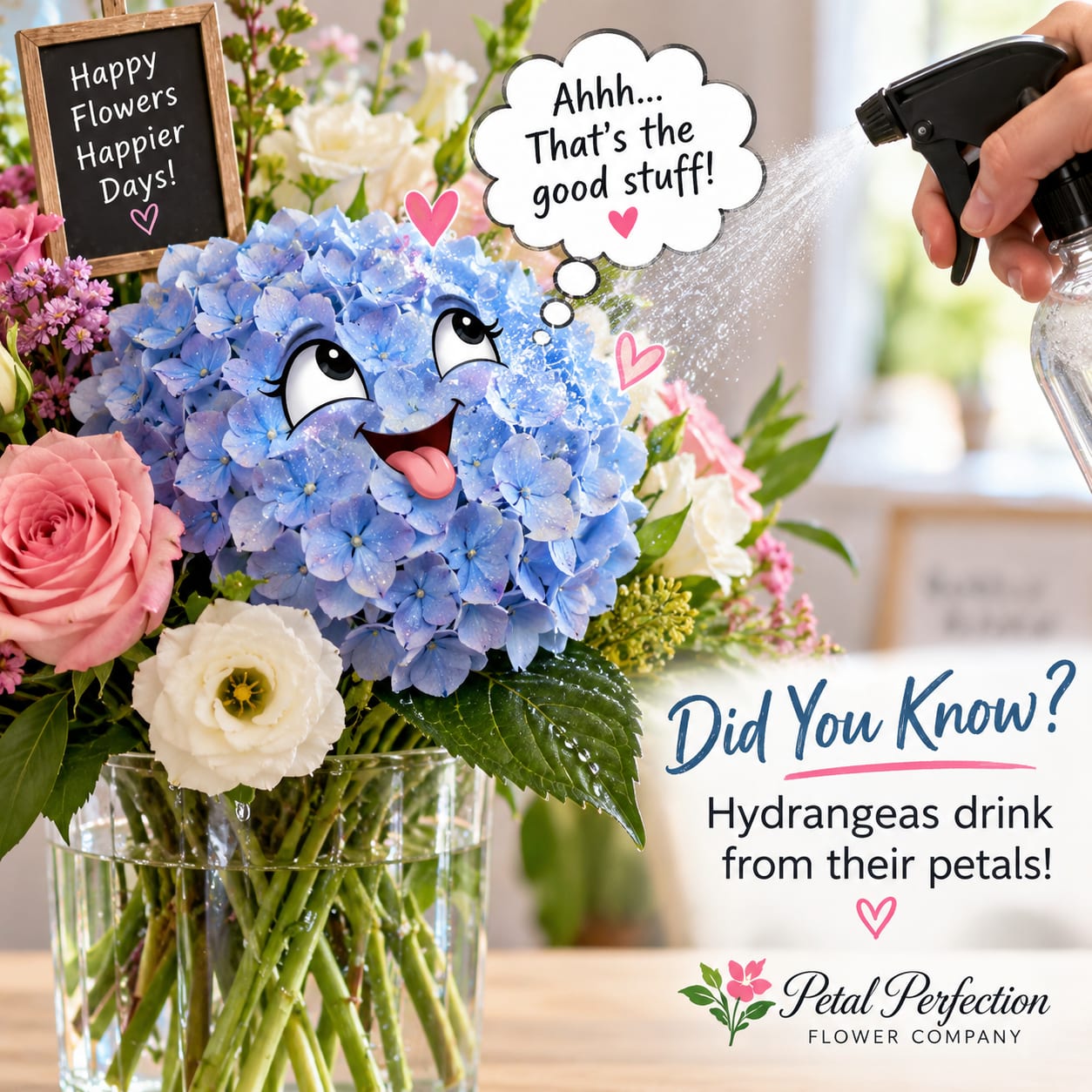 More from the "Did You Know Series" Did You Know That Hydrangeas Can Drink Water Through Their Petals?