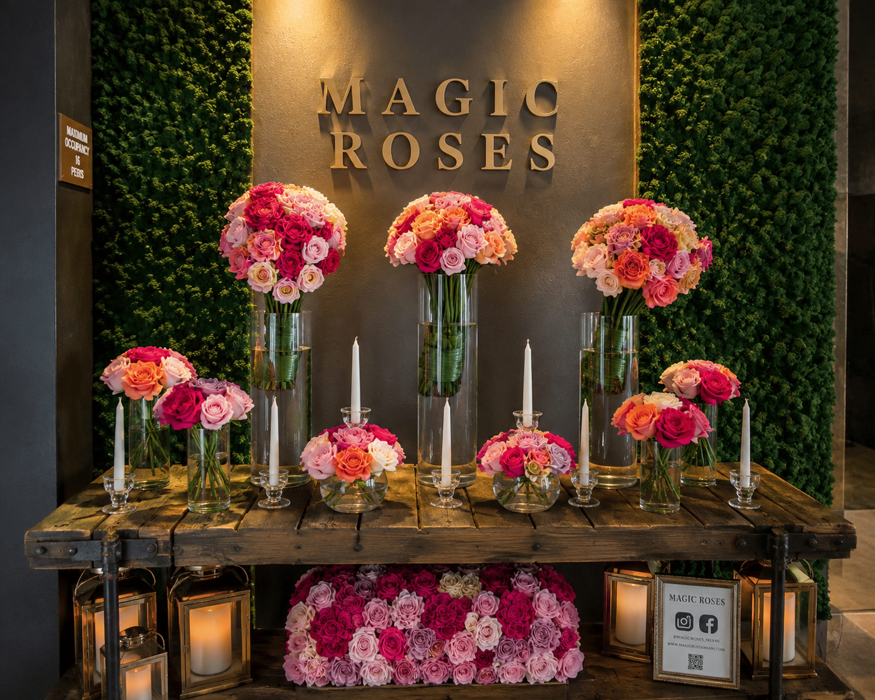 Orange Vase arrangement