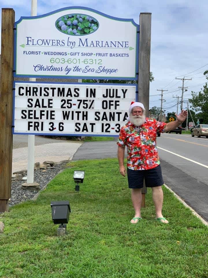 Santa brings a sparkle to life in the Summer!