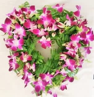 Heart shaped flower arrangements (for a man, yet!)