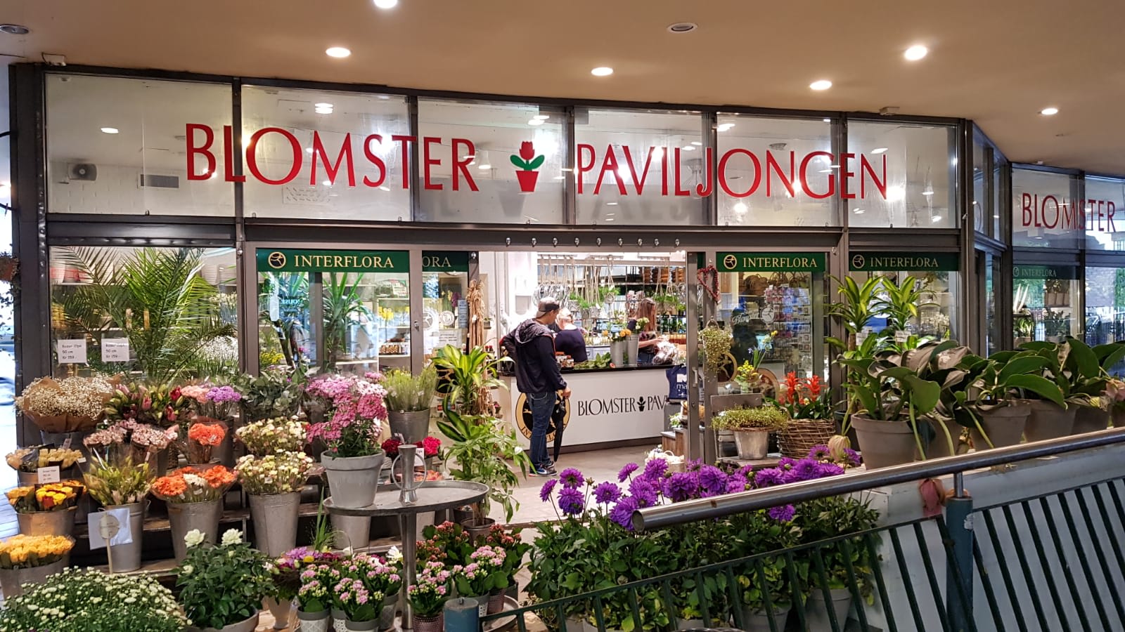 A flower shop in Norway