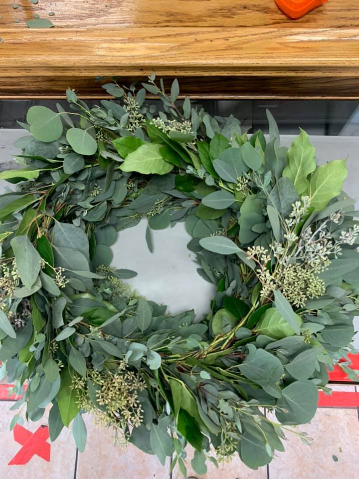 The Process Of Making An 8 Foot Long Garland