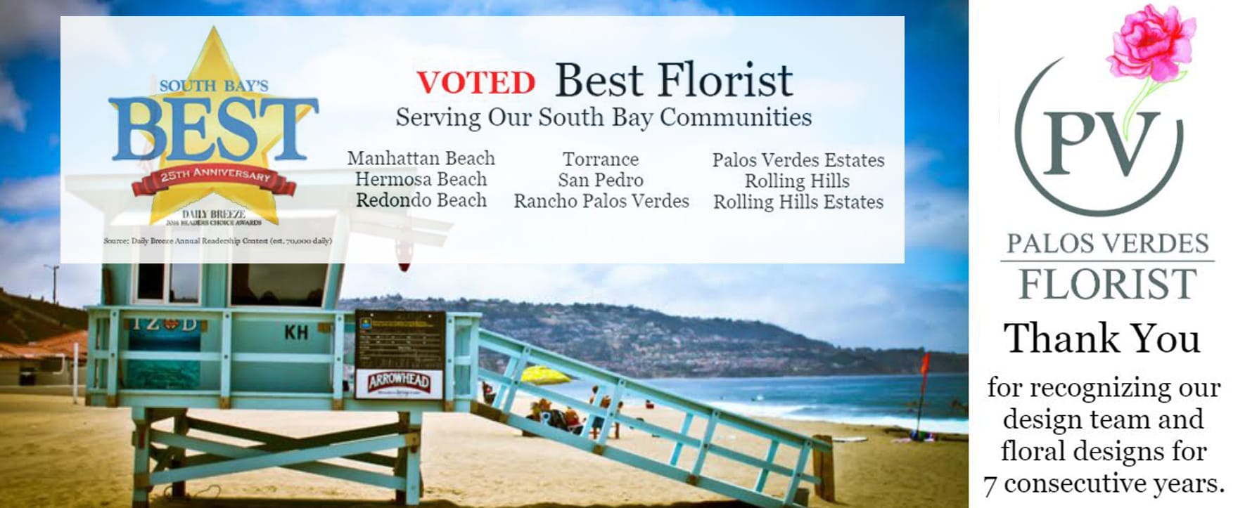 Rolling Hills Estates Florist Flower Delivery by Palos Verdes Florist