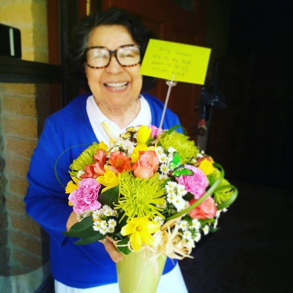 Happy Flowers and Happy Customer