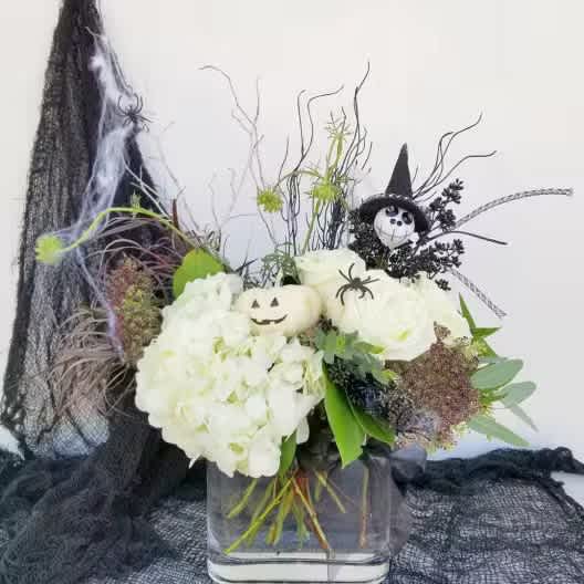 October Blooms: Fall Florals and Spooky Arrangements