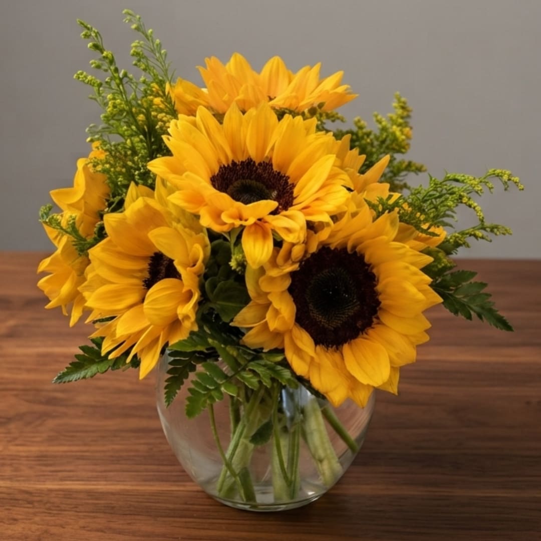 Coady Florist Cambridge Sunflowers fall, summer, year-round, 