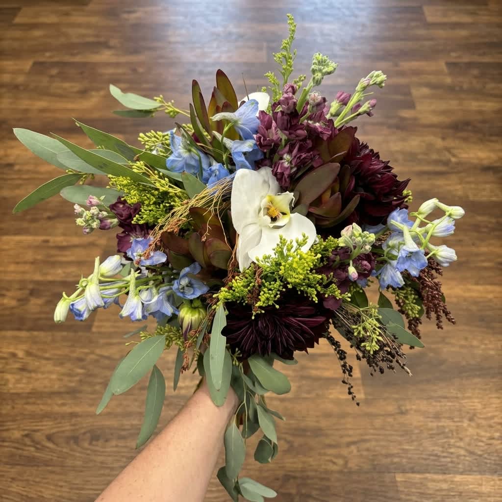 Seasonal Autumn Bride's Bouquet. Coady Florist. Cambridge, MA.