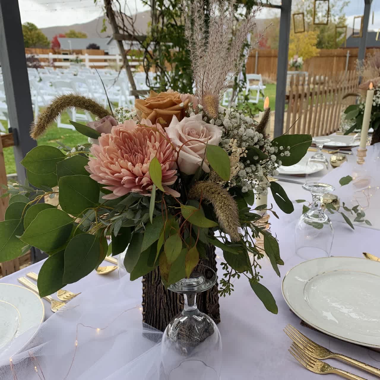 Elegant Backyard Boho Wedding