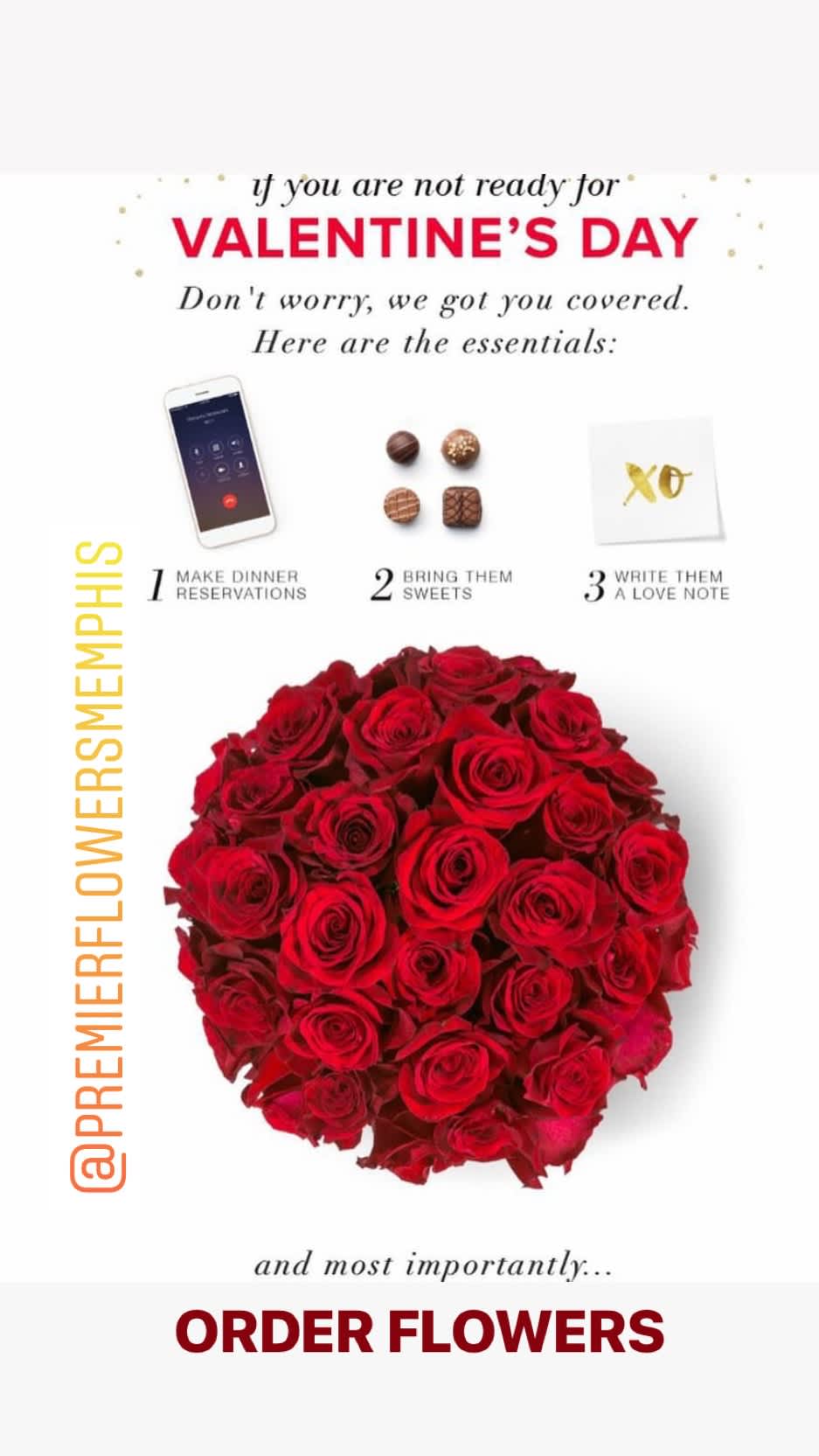 Order smart for VDay. Call a local florist.....