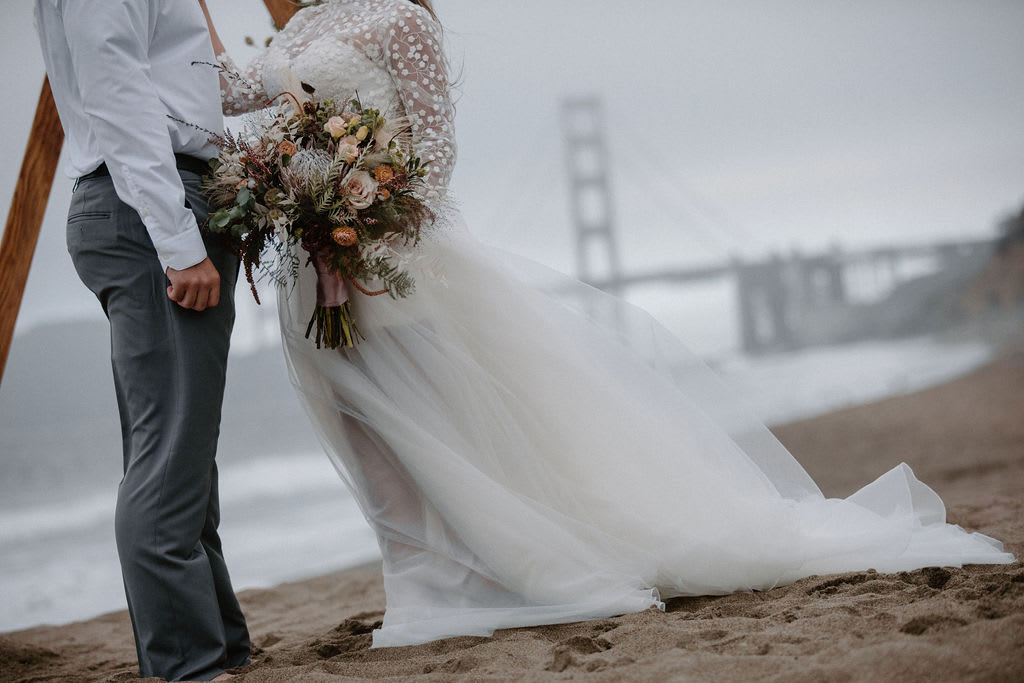 Baker Beach Styled Shoot - The Bouquet