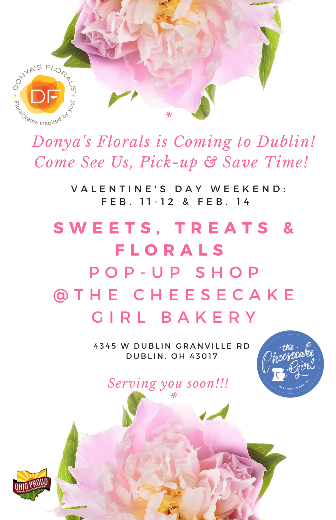 Come See Us in Dublin, Valentine's Day!