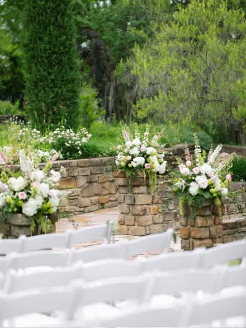 Clark Gardens Wedding with Town and Country Floral - DFW Weddings