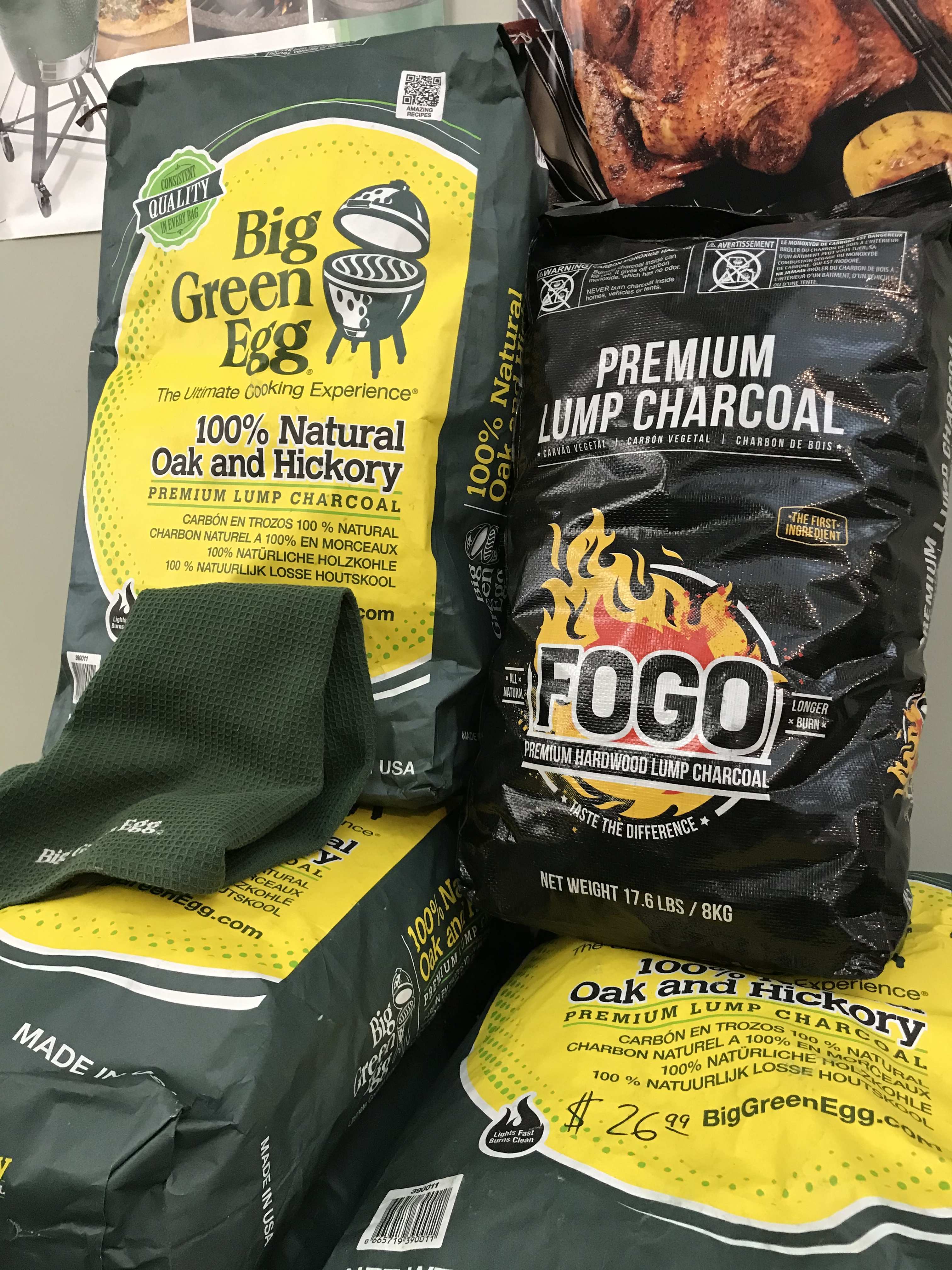 Fuel for your Big Green Eggs