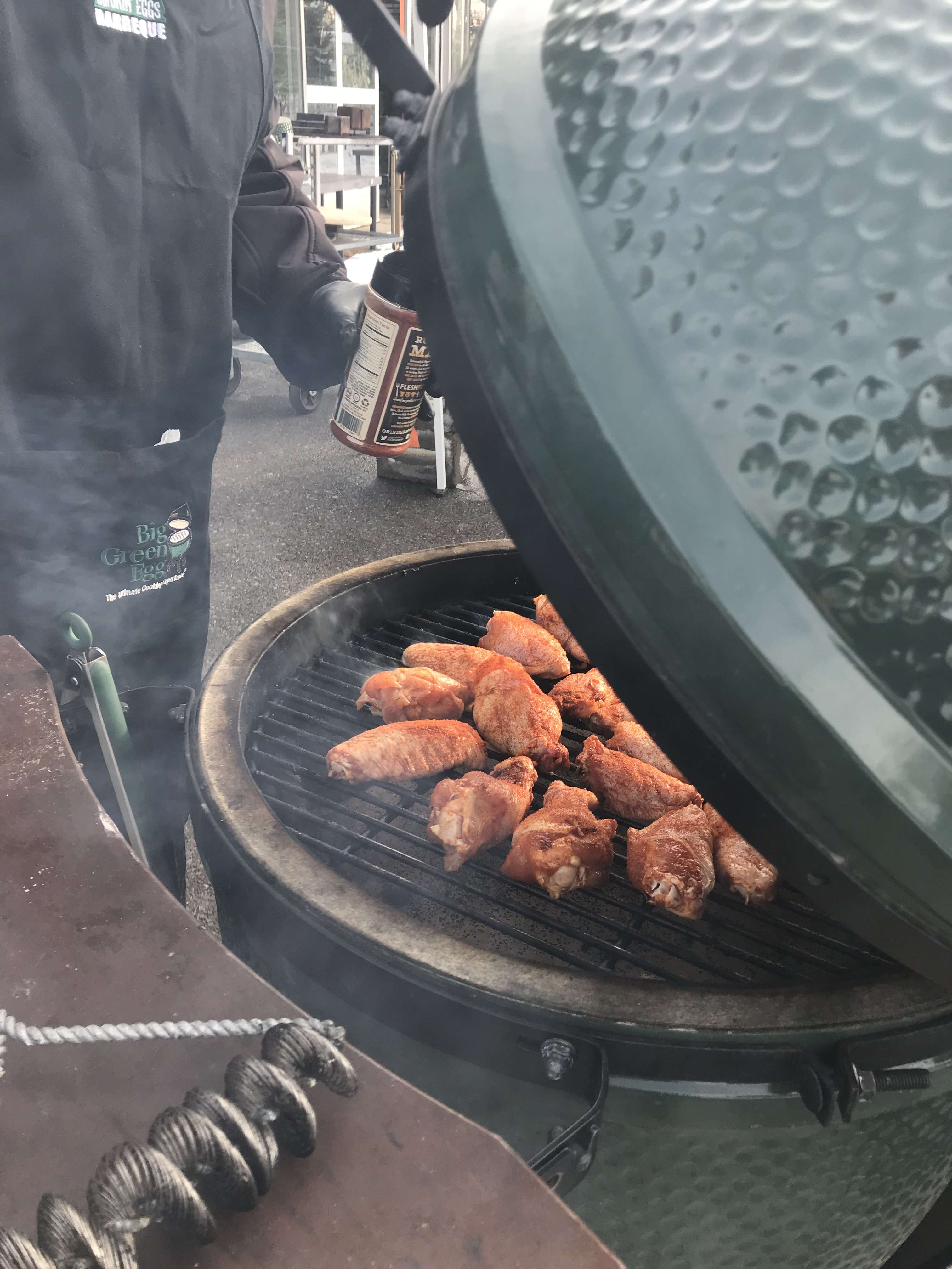 Big Green Egg tailgate