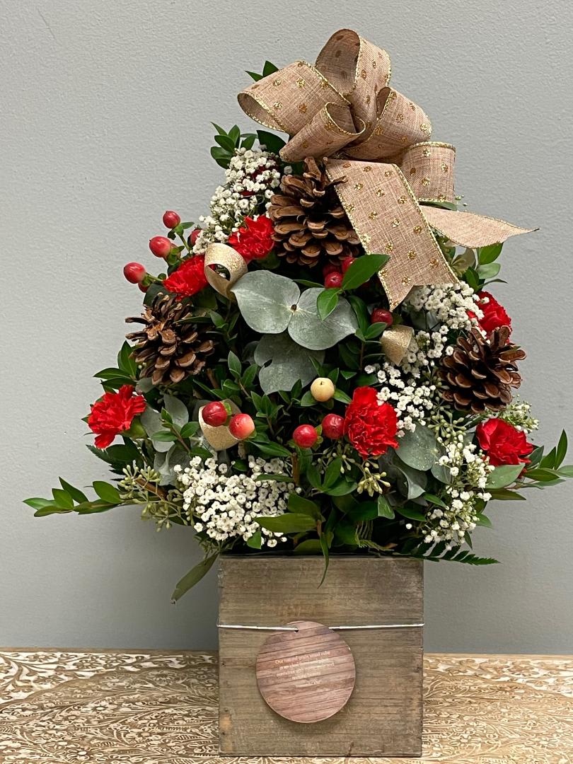 Christmas flowers, Merry Christmas, flower gift