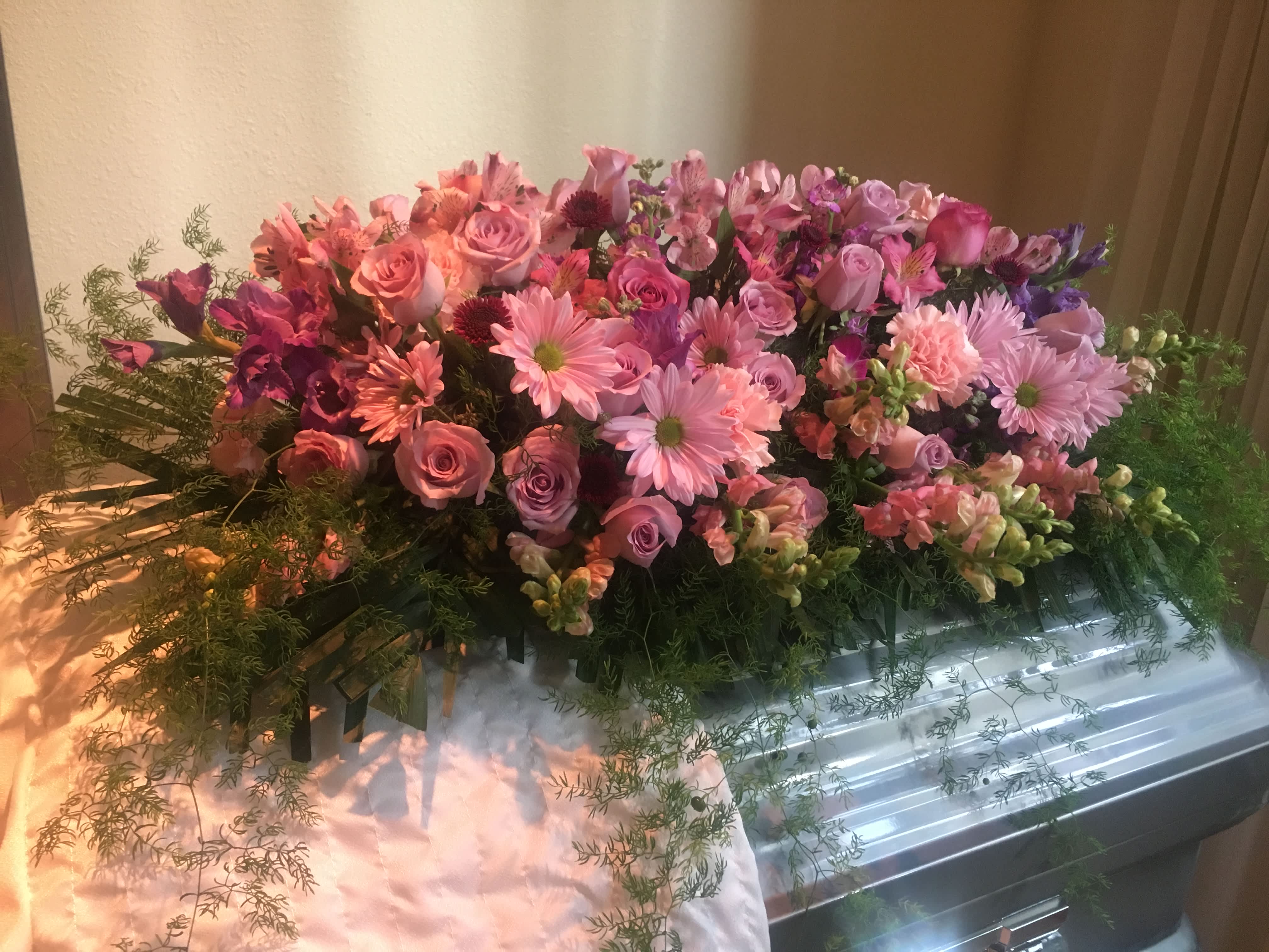 The process of delivering flowers