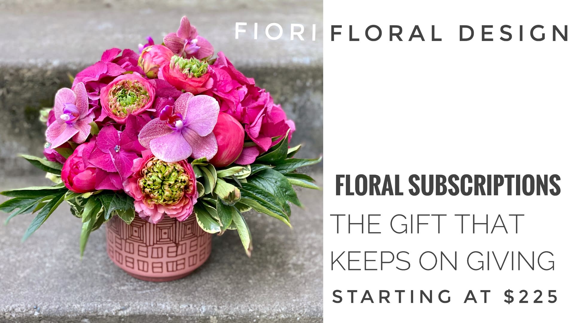 Seattle Florist Flower Delivery by Fiori Floral Design