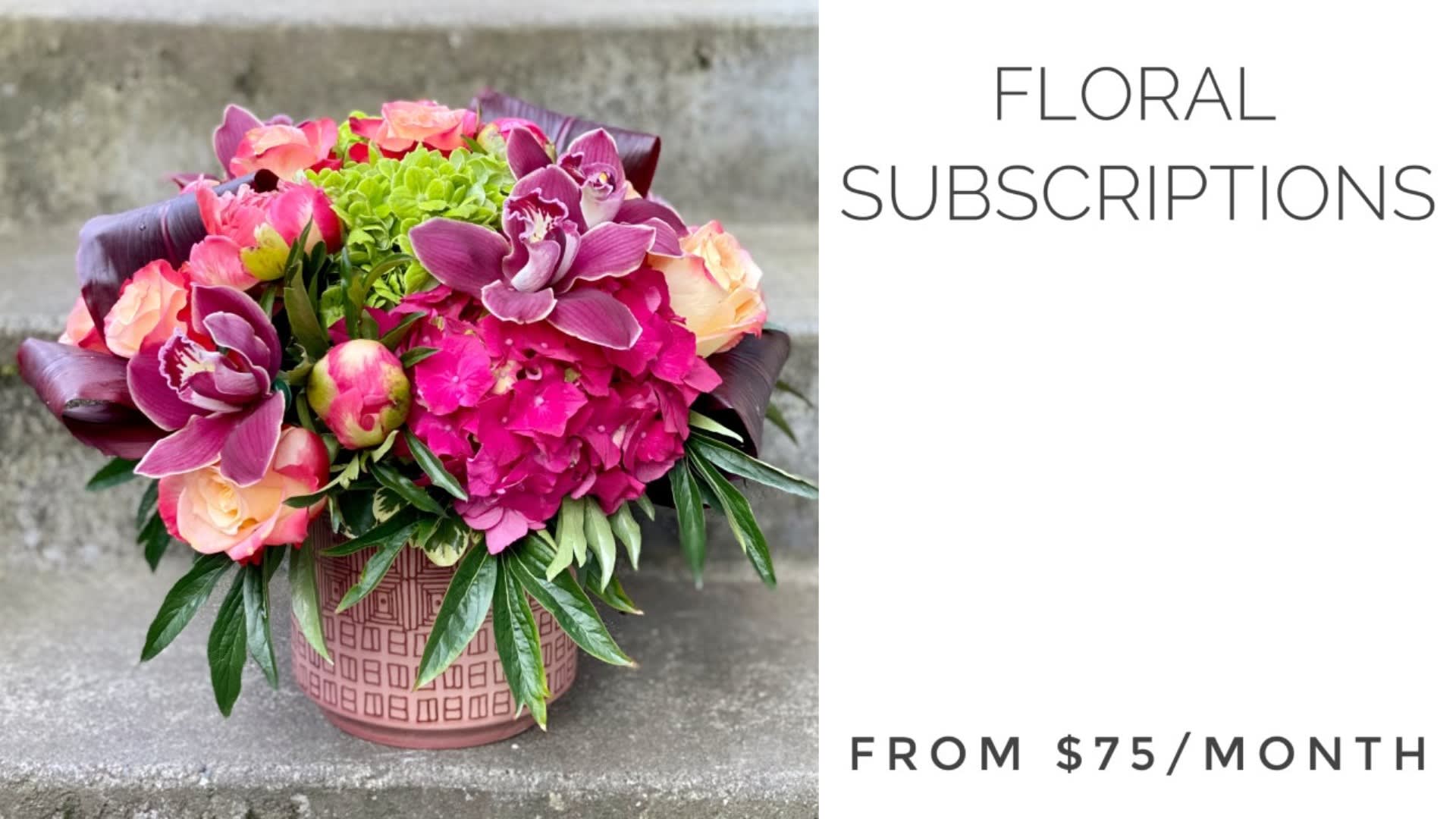 Seattle Florist Flower Delivery by Fiori Floral Design