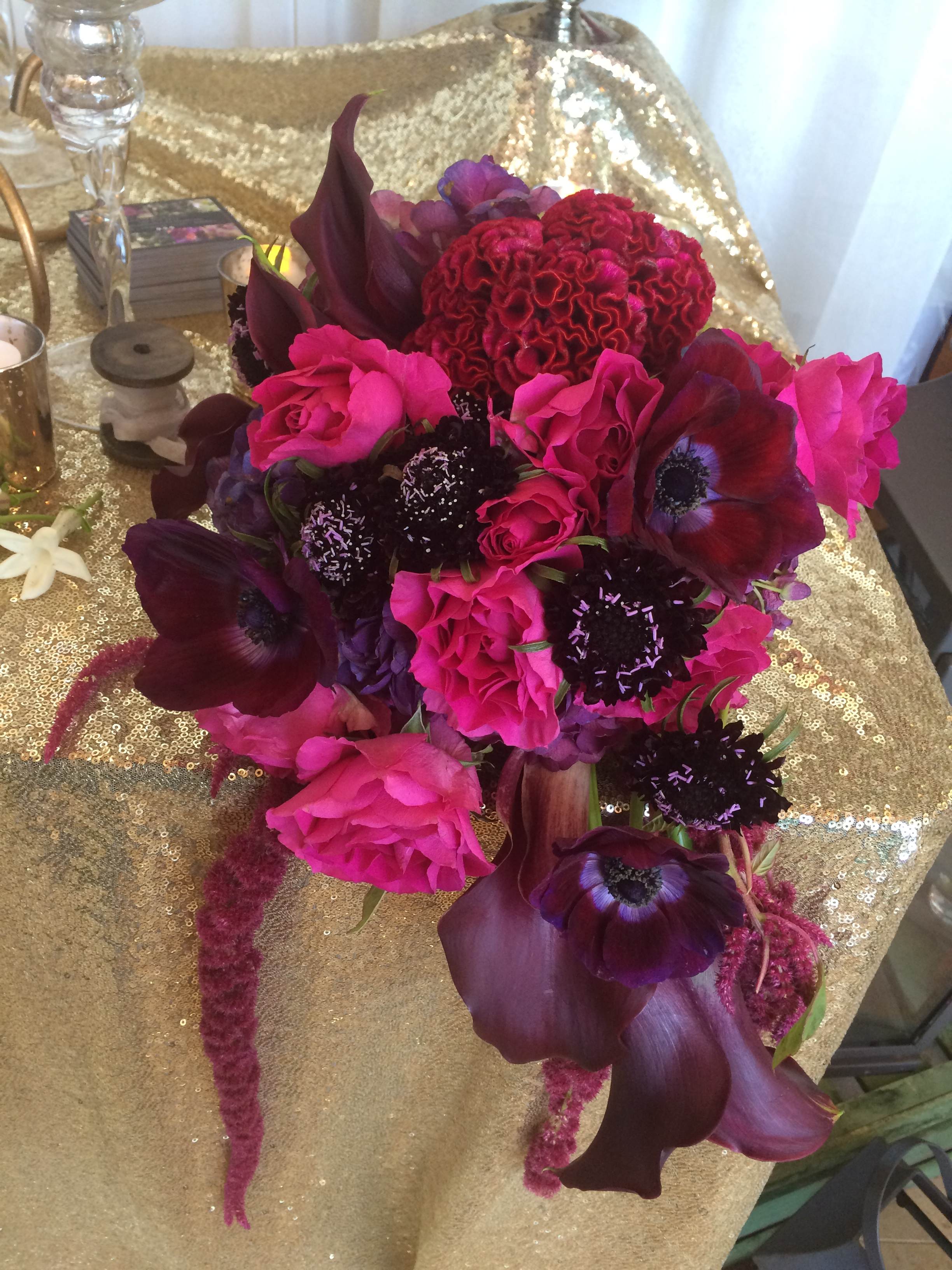 Shades of red and gold