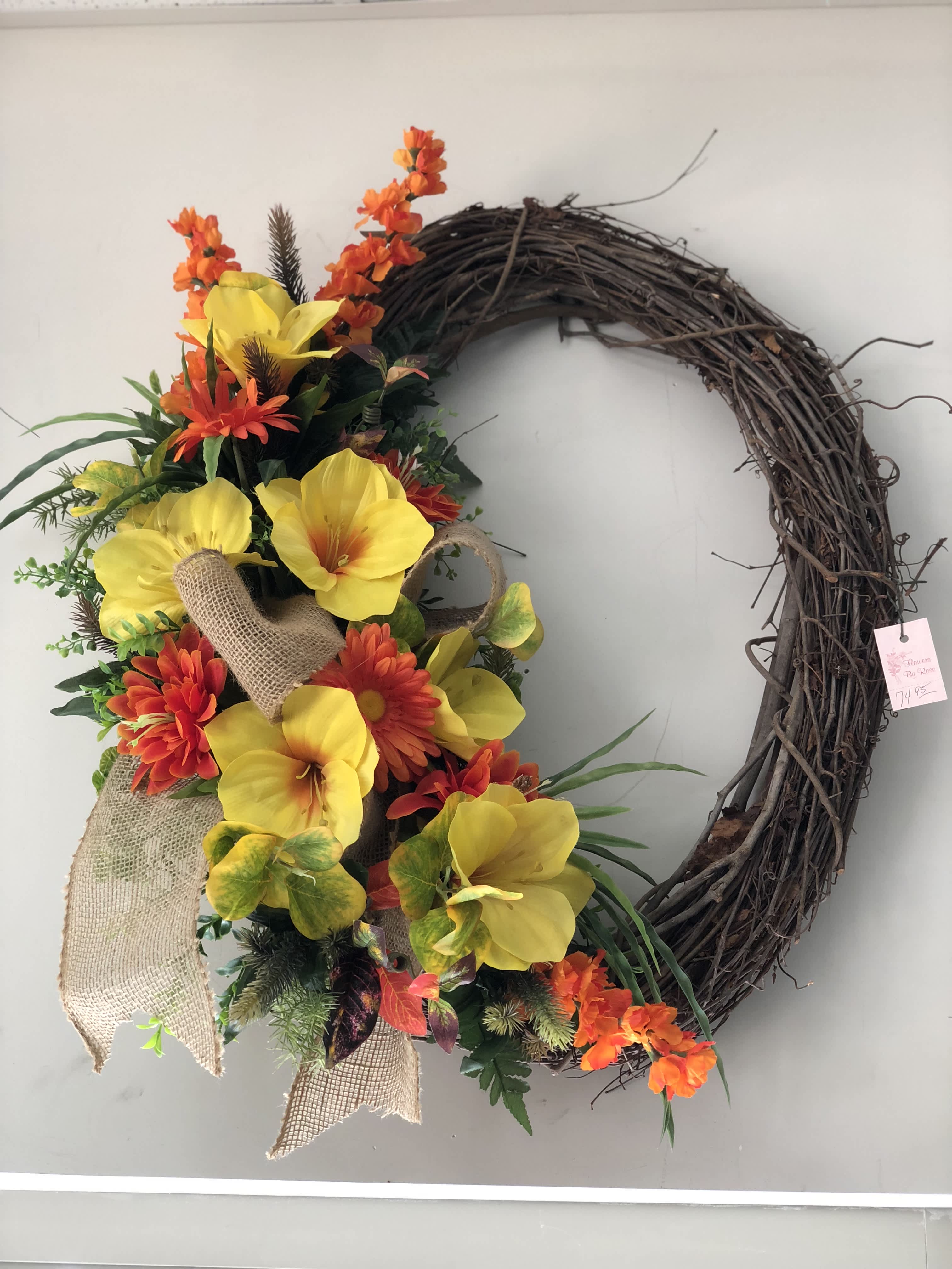 Holiday wreaths from your local florist