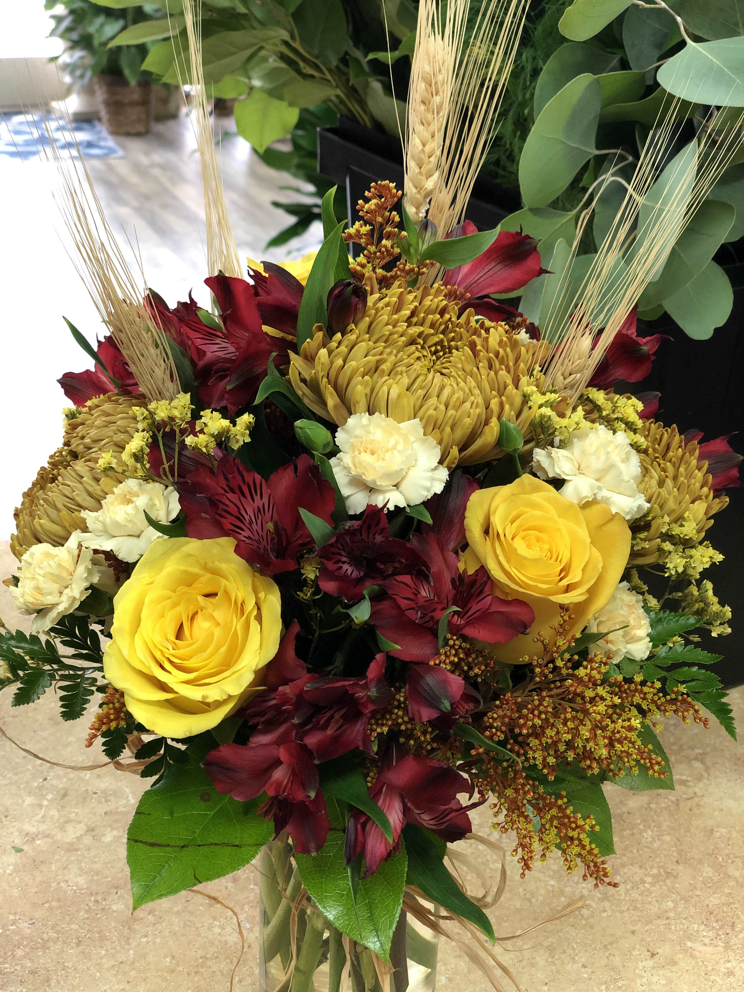 Fall flower arrangement delivery