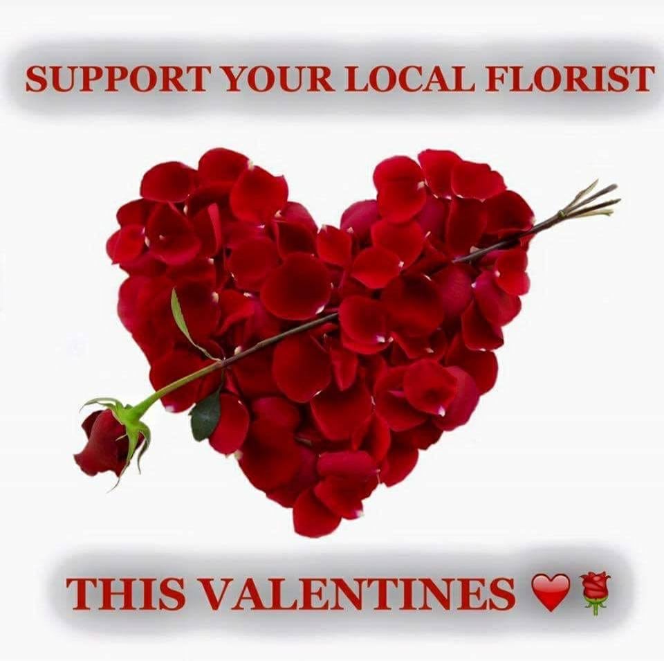 Support your local florist this Valentine's Day