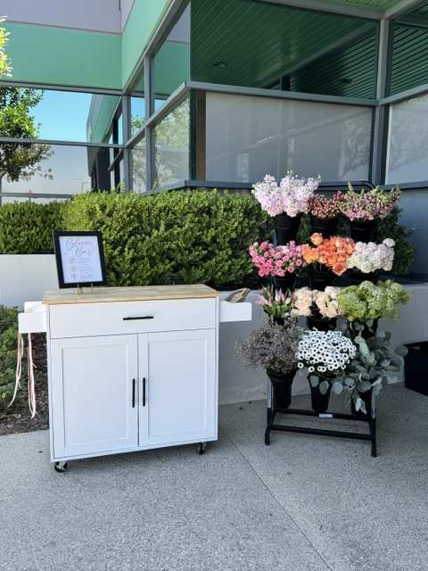 Flower Cart Rental | Irvine Village Flowers