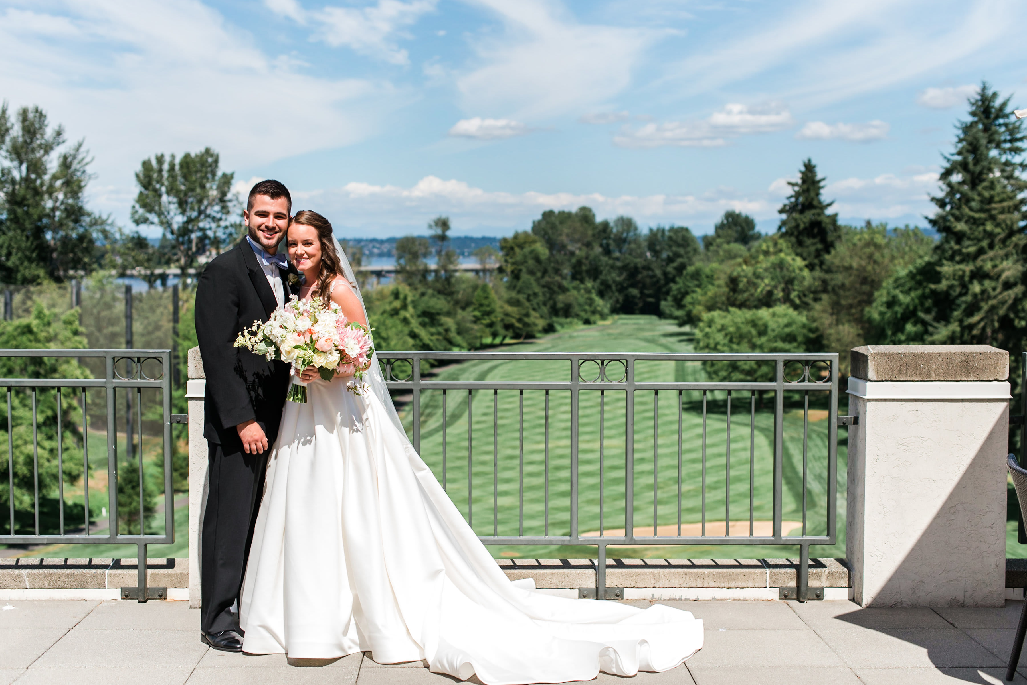 Devon and Marcel at Broadmoor Golf Club
